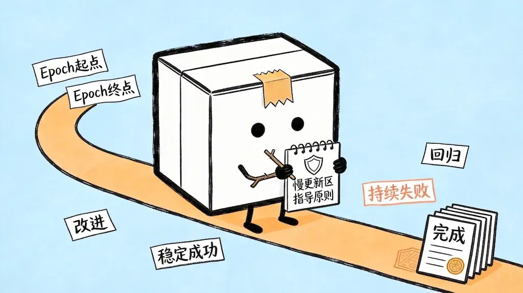 逐Epoch的缓慢/元更新